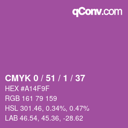 Color code: CMYK 0 / 51 / 1 / 37 | qconv.com