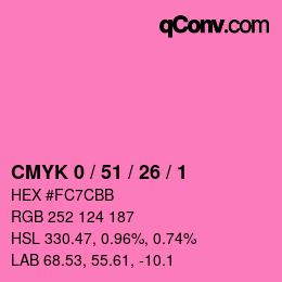 Color code: CMYK 0 / 51 / 26 / 1 | qconv.com