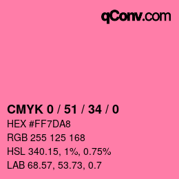 Color code: CMYK 0 / 51 / 34 / 0 | qconv.com