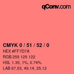 Color code: CMYK 0 / 51 / 52 / 0 | qconv.com