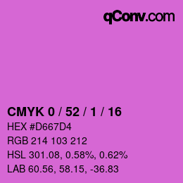 Color code: CMYK 0 / 52 / 1 / 16 | qconv.com