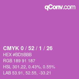 Color code: CMYK 0 / 52 / 1 / 26 | qconv.com