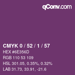 Color code: CMYK 0 / 52 / 1 / 57 | qconv.com