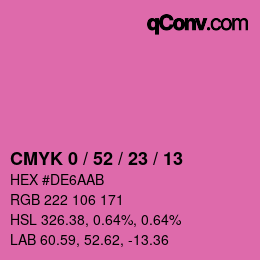 Color code: CMYK 0 / 52 / 23 / 13 | qconv.com