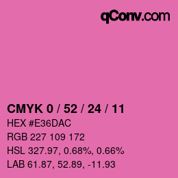Color code: CMYK 0 / 52 / 24 / 11 | qconv.com