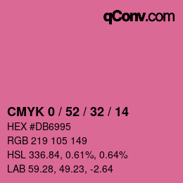 Código de color: CMYK 0 / 52 / 32 / 14 | qconv.com