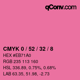 Color code: CMYK 0 / 52 / 32 / 8 | qconv.com