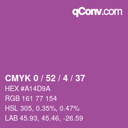 Color code: CMYK 0 / 52 / 4 / 37 | qconv.com