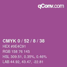 Color code: CMYK 0 / 52 / 8 / 38 | qconv.com