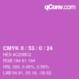 Color code: CMYK 0 / 53 / 0 / 24 | qconv.com