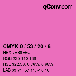 Color code: CMYK 0 / 53 / 20 / 8 | qconv.com