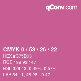 Color code: CMYK 0 / 53 / 26 / 22 | qconv.com