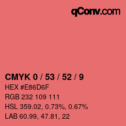 Color code: CMYK 0 / 53 / 52 / 9 | qconv.com