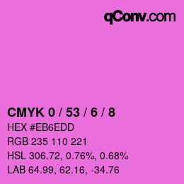 Color code: CMYK 0 / 53 / 6 / 8 | qconv.com