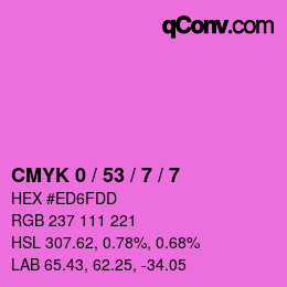 Color code: CMYK 0 / 53 / 7 / 7 | qconv.com