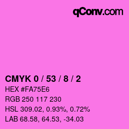 Color code: CMYK 0 / 53 / 8 / 2 | qconv.com