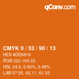 Color code: CMYK 0 / 53 / 90 / 13 | qconv.com