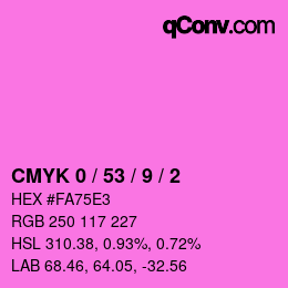 Color code: CMYK 0 / 53 / 9 / 2 | qconv.com