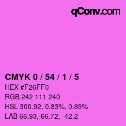 Color code: CMYK 0 / 54 / 1 / 5 | qconv.com