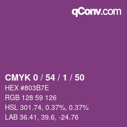 Color code: CMYK 0 / 54 / 1 / 50 | qconv.com