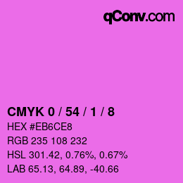Color code: CMYK 0 / 54 / 1 / 8 | qconv.com
