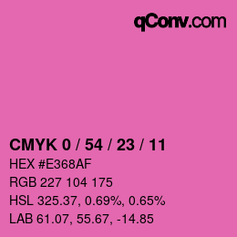 Color code: CMYK 0 / 54 / 23 / 11 | qconv.com