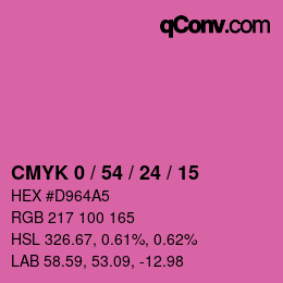 Color code: CMYK 0 / 54 / 24 / 15 | qconv.com