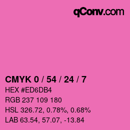 Color code: CMYK 0 / 54 / 24 / 7 | qconv.com