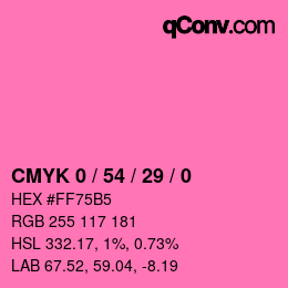 Color code: CMYK 0 / 54 / 29 / 0 | qconv.com