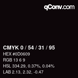 Color code: CMYK 0 / 54 / 31 / 95 | qconv.com