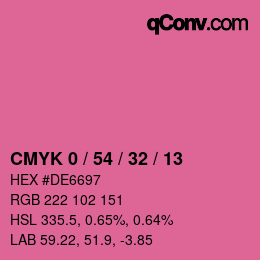 Color code: CMYK 0 / 54 / 32 / 13 | qconv.com