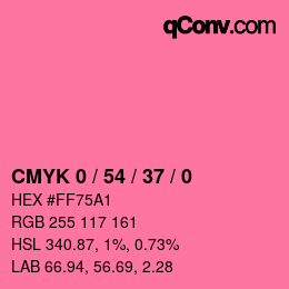 Color code: CMYK 0 / 54 / 37 / 0 | qconv.com