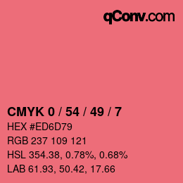 Color code: CMYK 0 / 54 / 49 / 7 | qconv.com