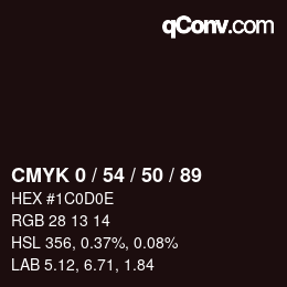 Color code: CMYK 0 / 54 / 50 / 89 | qconv.com