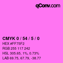 Color code: CMYK 0 / 54 / 5 / 0 | qconv.com