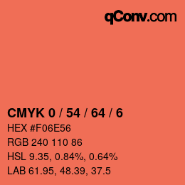 Color code: CMYK 0 / 54 / 64 / 6 | qconv.com