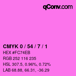 Color code: CMYK 0 / 54 / 7 / 1 | qconv.com
