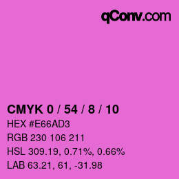 Color code: CMYK 0 / 54 / 8 / 10 | qconv.com