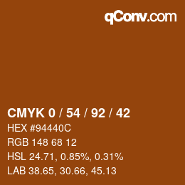 Color code: CMYK 0 / 54 / 92 / 42 | qconv.com