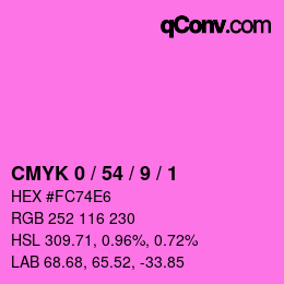 Color code: CMYK 0 / 54 / 9 / 1 | qconv.com