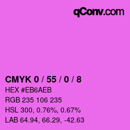 Color code: CMYK 0 / 55 / 0 / 8 | qconv.com