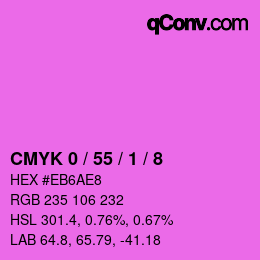 Color code: CMYK 0 / 55 / 1 / 8 | qconv.com