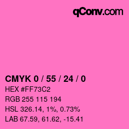 Color code: CMYK 0 / 55 / 24 / 0 | qconv.com