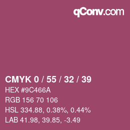 Color code: CMYK 0 / 55 / 32 / 39 | qconv.com