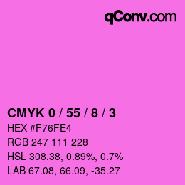 Color code: CMYK 0 / 55 / 8 / 3 | qconv.com