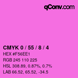 Color code: CMYK 0 / 55 / 8 / 4 | qconv.com