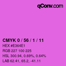 Color code: CMYK 0 / 56 / 1 / 11 | qconv.com
