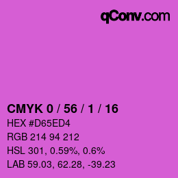 Color code: CMYK 0 / 56 / 1 / 16 | qconv.com