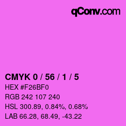 Color code: CMYK 0 / 56 / 1 / 5 | qconv.com