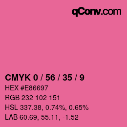 Color code: CMYK 0 / 56 / 35 / 9 | qconv.com